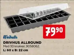 jem & fix DRIVHUS ALLROUND tilbud