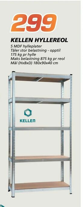 Coop Byggmix Kellen hyllereol tilbud