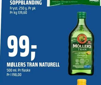 Coop Obs Møllers tran naturell tilbud