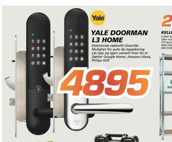 Coop Byggmix Yale doorman l3 home tilbud