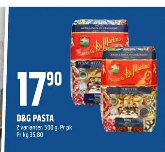 Coop Obs D&g pasta tilbud