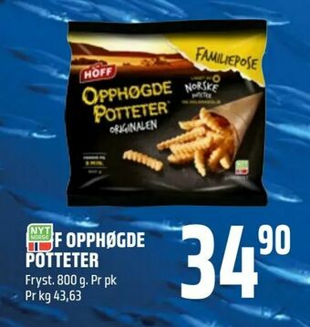 Coop Obs Hoff opphøgde potteter tilbud