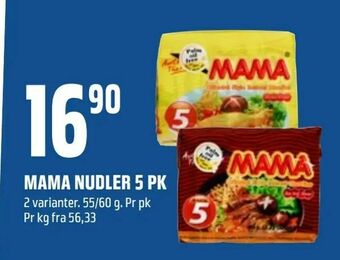 Coop Obs Mama nudler 5 pk tilbud
