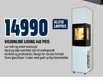 Obs Bygg Visionline living i40 peis tilbud