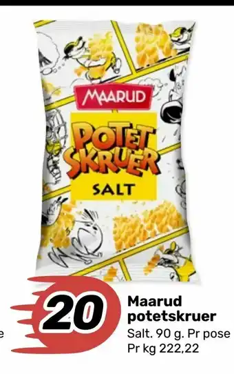 Coop Marked Maarud potetskruer tilbud