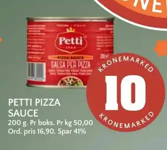 Coop Mega Petti pizza sauce tilbud