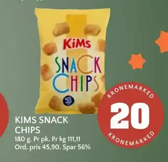 Coop Mega Kims snack chips tilbud