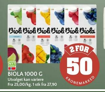 Coop Mega Biola 1000 g tilbud