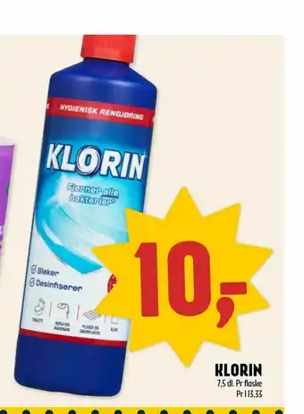 Coop Prix Klorin tilbud
