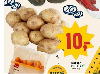 Coop Prix Norske poteter tilbud