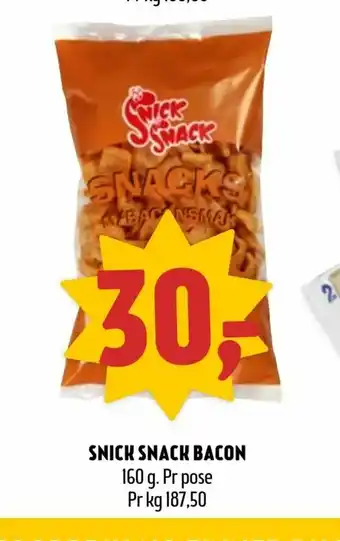 Coop Prix Snick snack bacon tilbud