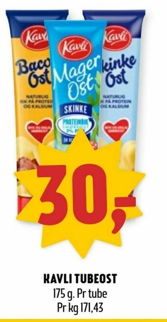 Coop Prix Kavli tubeost tilbud