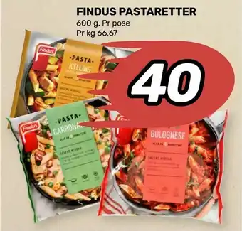 Matkroken Findus pastaretter tilbud