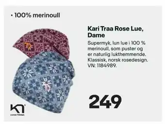 XXL Sport Kari Traa Rose Lue, Dame tilbud