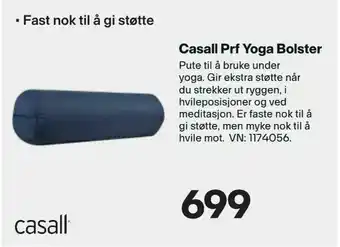 XXL Sport Casall Prf Yoga Bolster tilbud