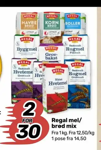 Regal mel/ brød mix