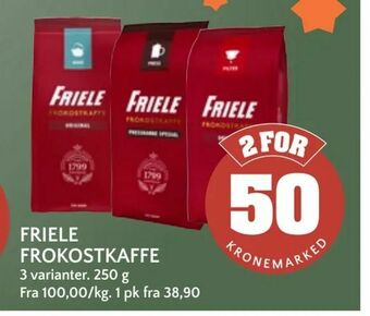 Coop Mega Friele frokostkaffe. tilbud