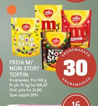 Coop Mega Freia m/ non stop/ toffin tilbud