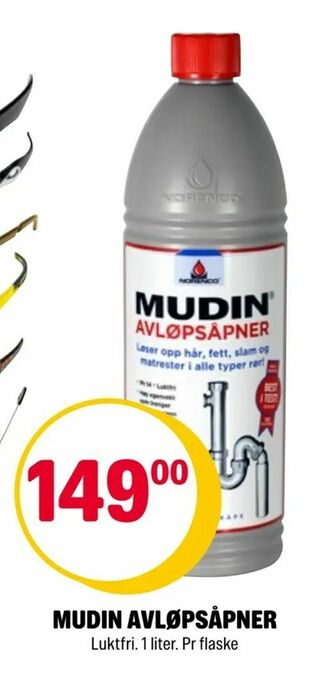 Coop Extra Mudin avløpsåpner tilbud