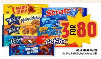 Coop Prix NIDAR STORE PLATER tilbud