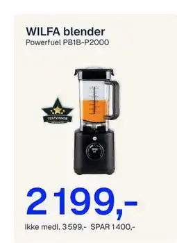 Jernia WILFA blender tilbud