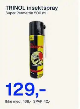 Jernia TRINOL insektspray tilbud