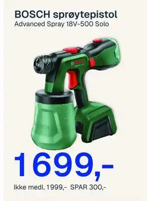 Jernia BOSCH sprøytepistol tilbud