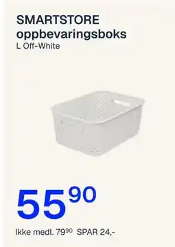 Jernia SMARTSTORE oppbevaringsboks tilbud