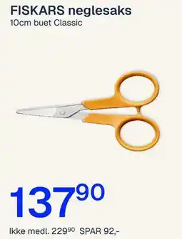 Jernia FISKARS neglesaks tilbud