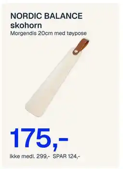 Jernia NORDIC BALANCE skohorn tilbud