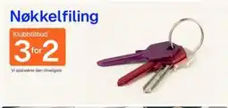 Jernia Nøkkelfiling tilbud