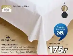 JYSK VANJA flatt laken tilbud