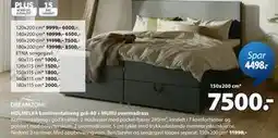 JYSK HOLMELVA kontinentalseng grå-40 + MURU overmadrass tilbud