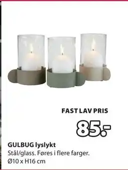 JYSK GULBUG lyslykt tilbud