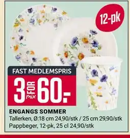 Europris ENGANGS SOMMER, Medlemspris tilbud