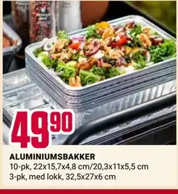 Europris ALUMINIUMSBAKKER tilbud