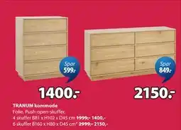 JYSK TRANUM kommode tilbud