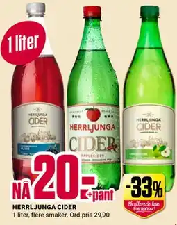 Europris HERRLJUNGA CIDER tilbud