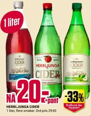 Europris HERRLJUNGA CIDER tilbud