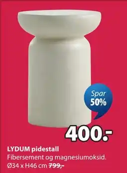 JYSK LYDUM pidestall tilbud