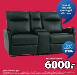 JYSK ABILDSKOV sofagruppe tilbud