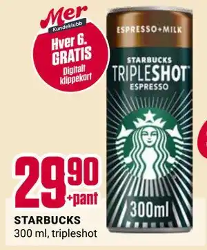Europris STARBUCKS tilbud