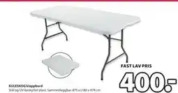 JYSK KULESKOG klappbord tilbud
