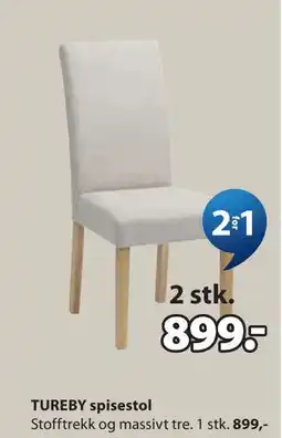 JYSK TUREBY spisestol tilbud