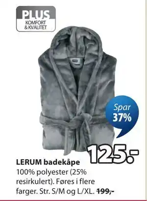 LERUM badekåpe