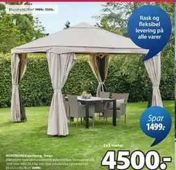 JYSK NORDMARKA paviljong - beige tilbud