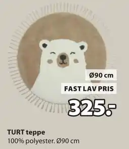 JYSK TURT teppe tilbud