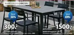 JYSK MARIELYST hagebord - grå tilbud