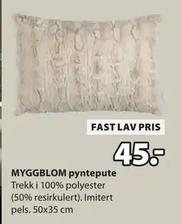 JYSK MYGGBLOM pyntepute tilbud