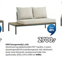 JYSK HOU loungemodul, sofa tilbud